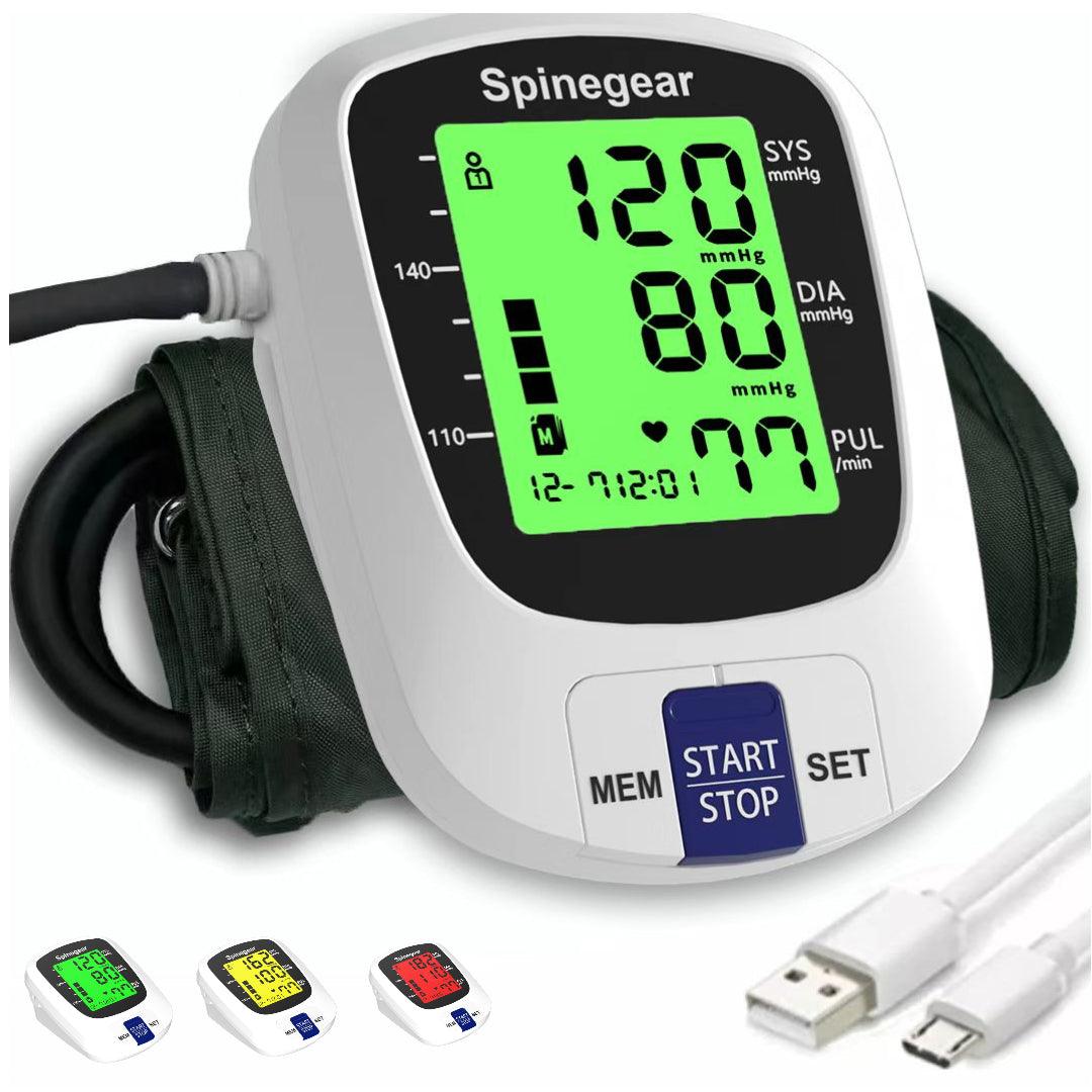 Rechargeable blood pressure monitors