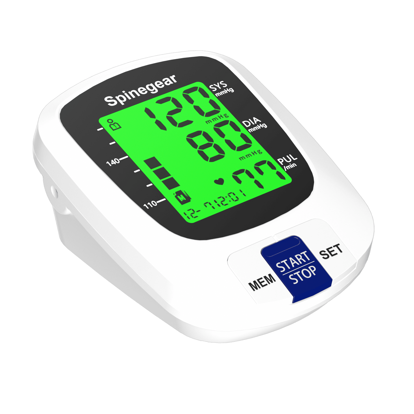 Rechargeable blood pressure monitor - Spinegear